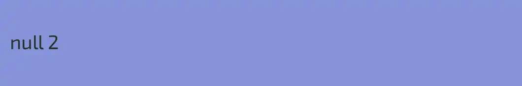null 2